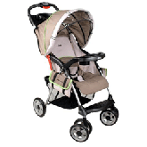 Carrinho Para Bebê Cherokee Sport Bege com Verde JL021 - Jee