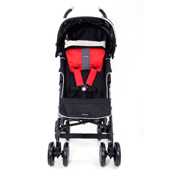 Carrinho para Bebê Techno XT Black Scarlet - Preto e Vermelh